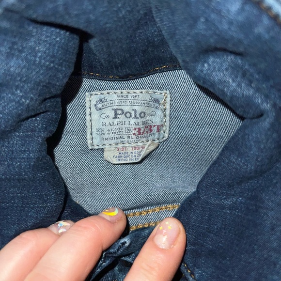 Blue Denim Polo Really Lauren Kid Jacket - New York Bear - Picture 11 of 11